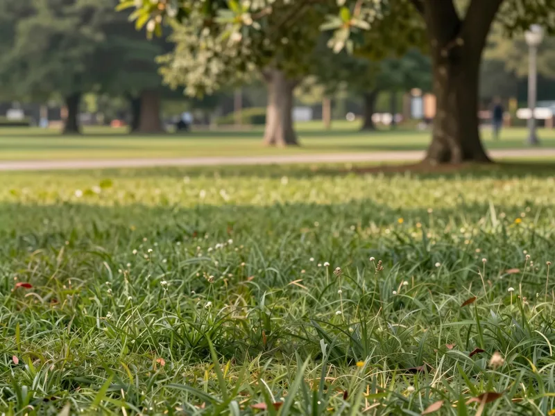 Dog removed from a sunny park lawn