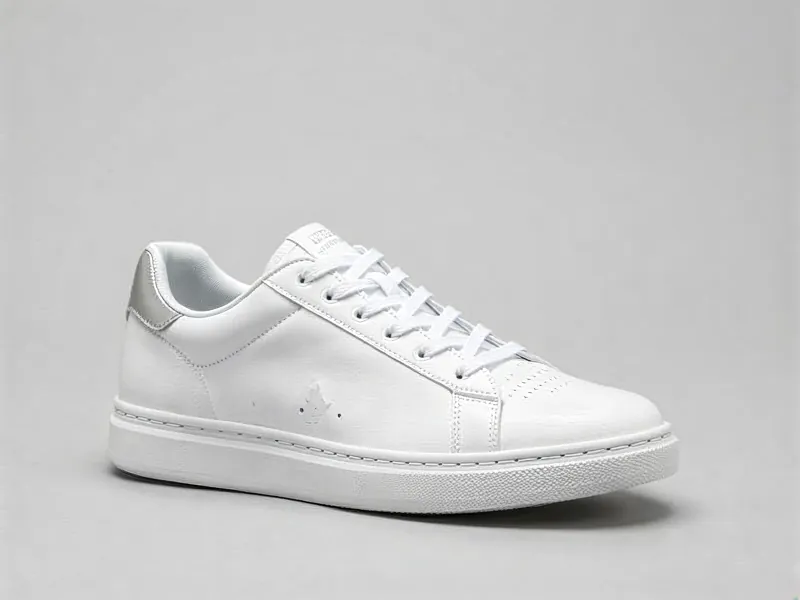 Low-resolution sneaker product photo upscaled 4×