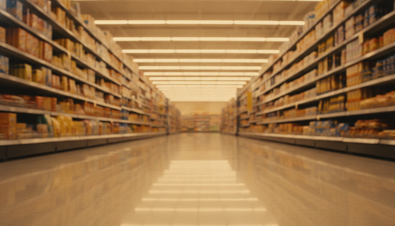 Supermarket aisle